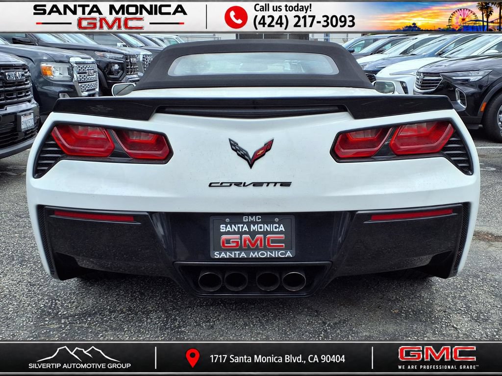Certified 2016 Chevrolet Corvette Stingray Convertible w/ Carbon Flash Badge Package RWD image 17