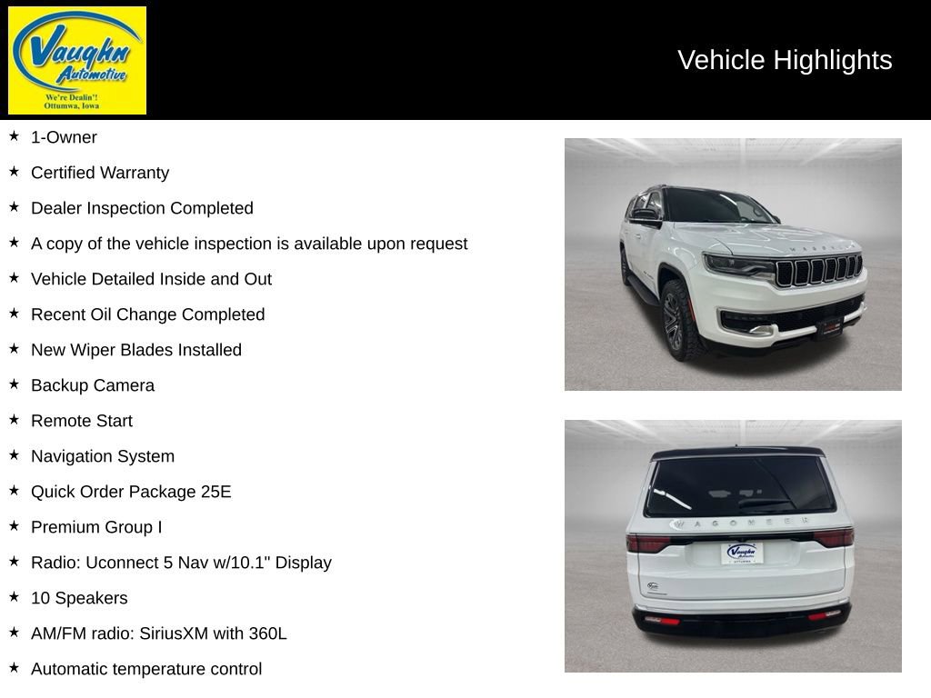 Used 2023 Jeep Wagoneer 4WD w/ Premium Group I video 2