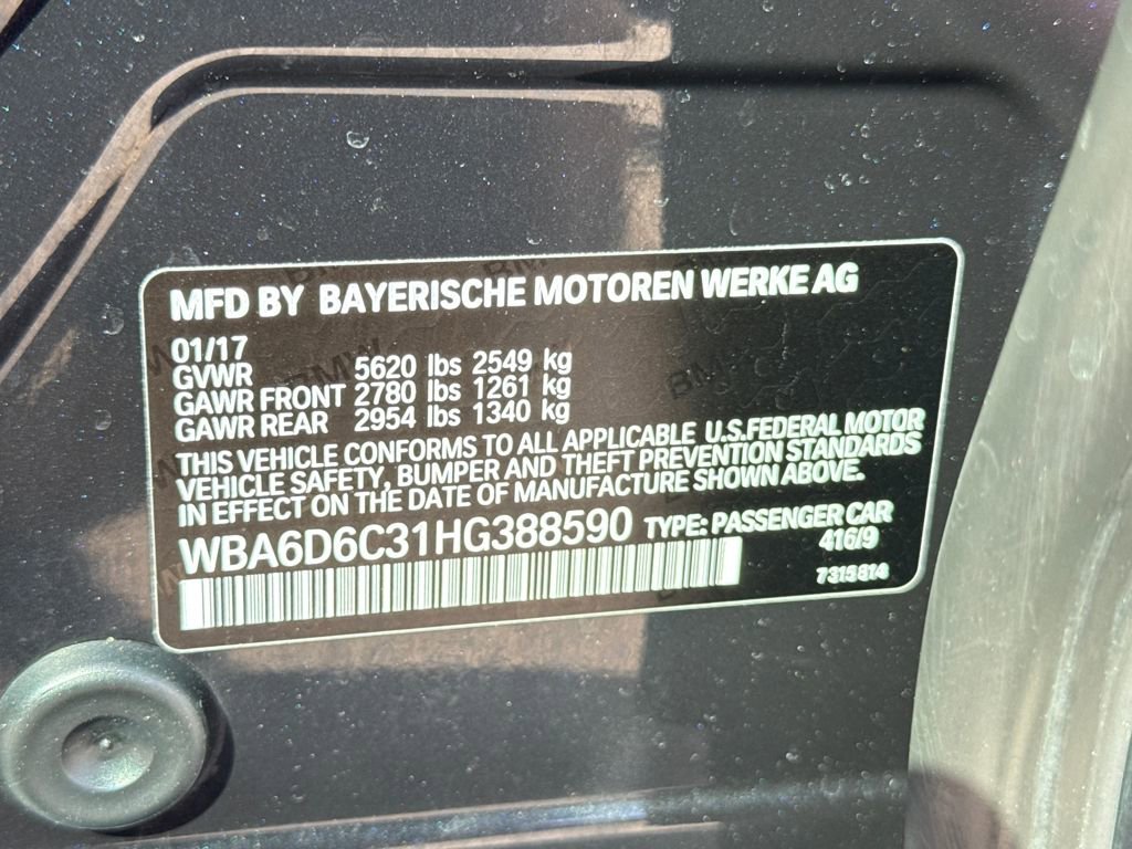 Used 2017 BMW 650i Gran Coupe xDrive AWD/4WD image 29