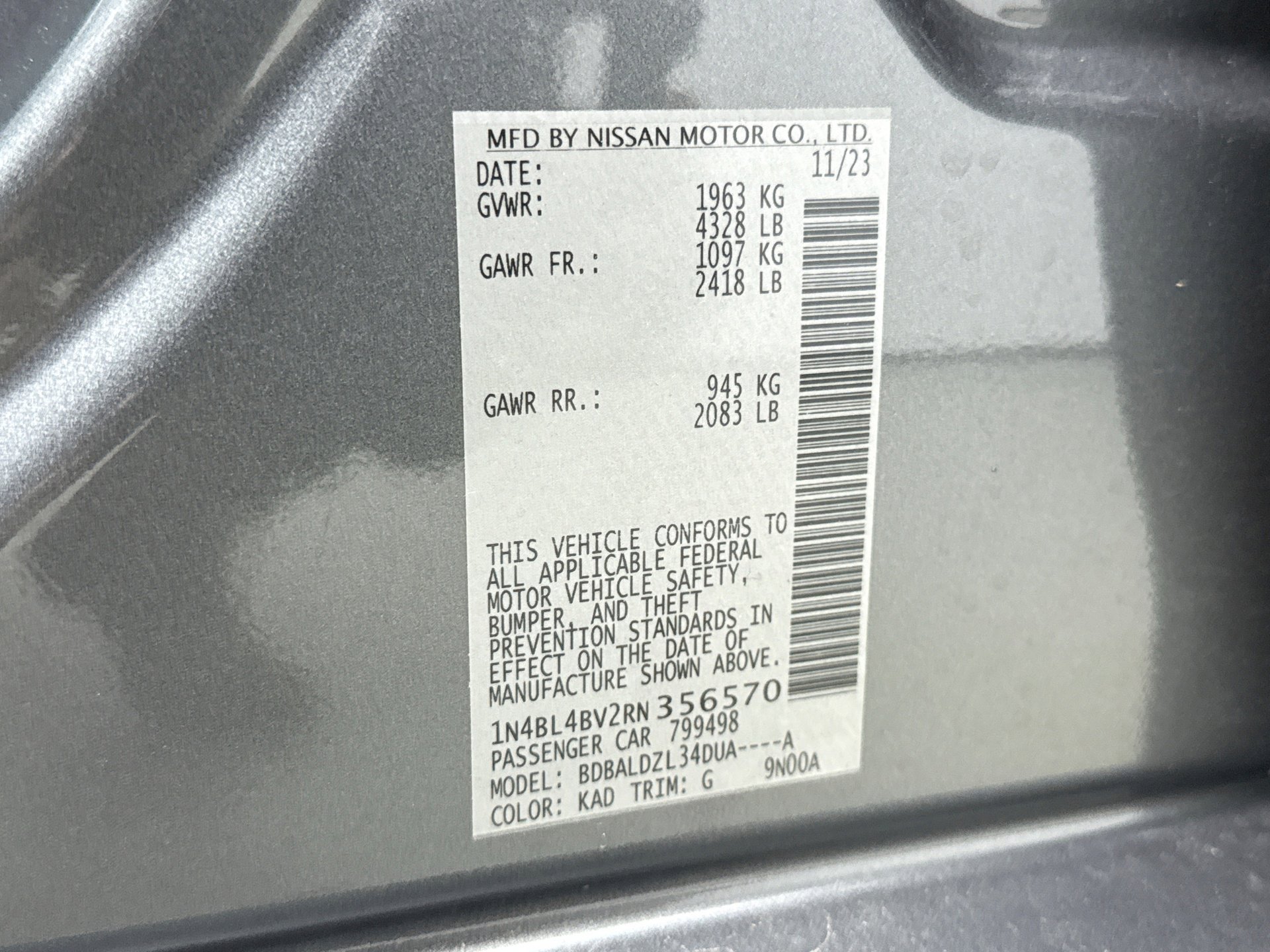 Used 2024 Nissan Altima 2.5 S image 22