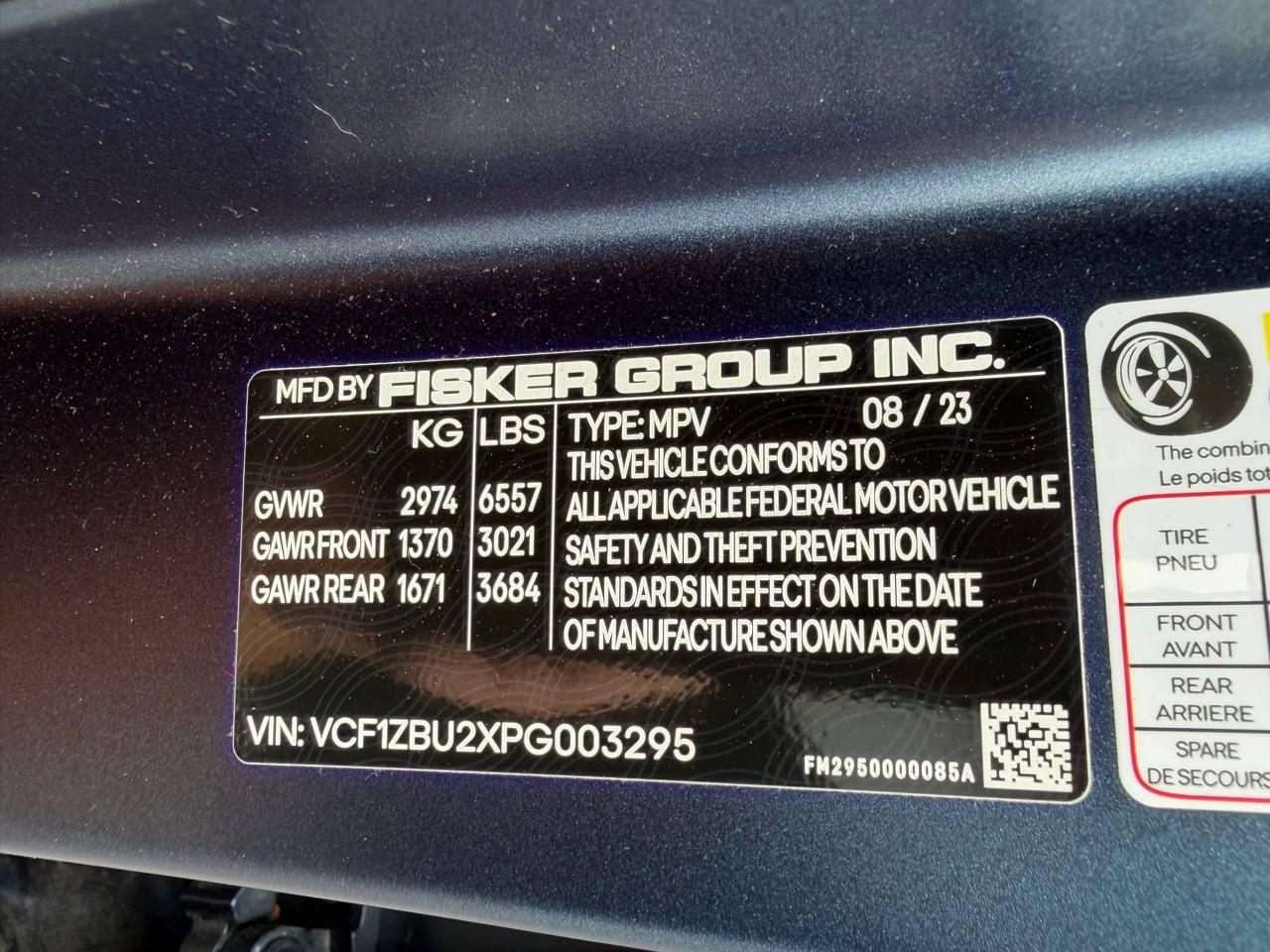 Used 2023 Fisker Ocean One AWD/4WD image 19