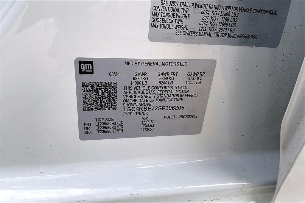 Used 2025 Chevrolet Silverado 3500 W/T w/ WT Convenience Package image 32