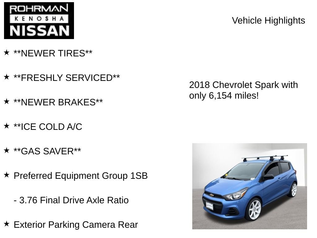 Used 2018 Chevrolet Spark LS FWD image 7