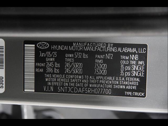Certified 2024 Hyundai Santa Cruz Night image 23