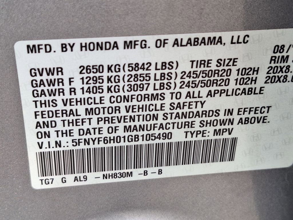 Used 2016 Honda Pilot Elite image 39