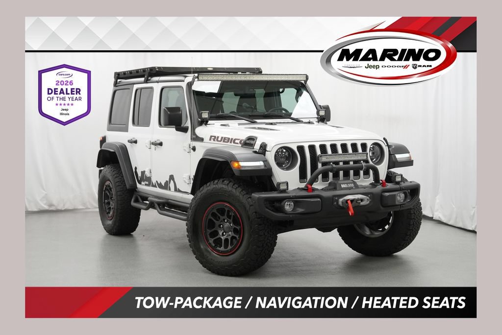 Used 2023 Jeep Wrangler Unlimited Rubicon w/ Xtreme 35 Tire Package AWD/4WD image 1