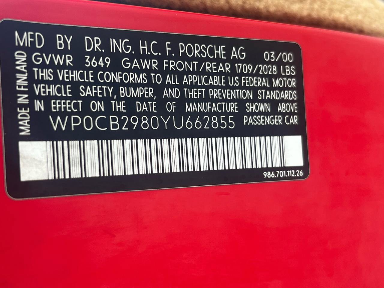 Used 2000 Porsche Boxster S image 74