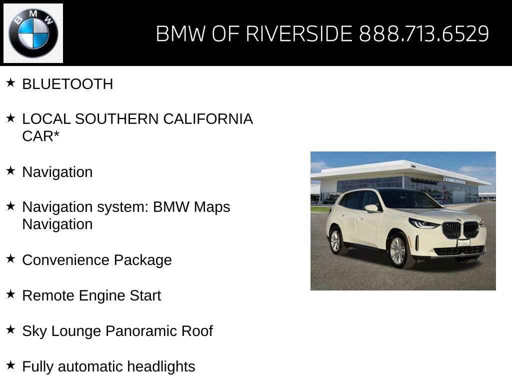 Used 2025 BMW X3 xDrive30i w/ Convenience Package image 15