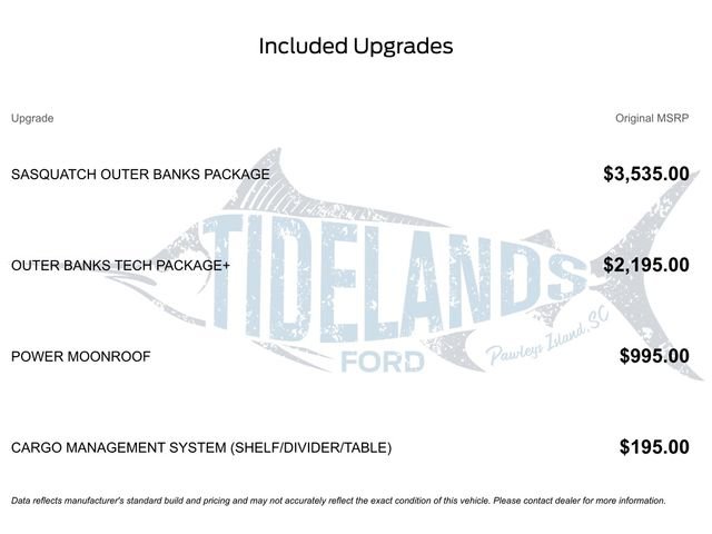 New 2025 Ford Bronco Sport Outer Banks w/ Sasquatch Outer Banks Package image 2