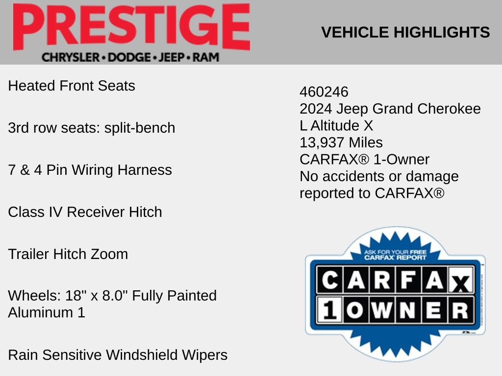 Used 2024 Jeep Grand Cherokee L Altitude image 12