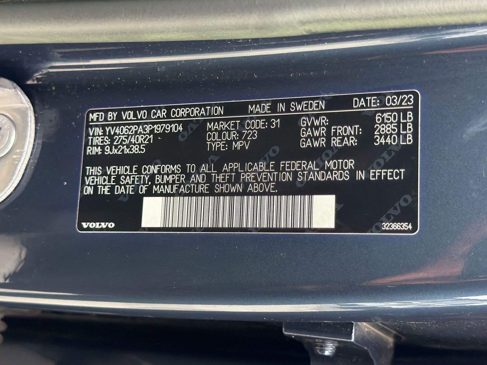 Certified 2023 Volvo XC90 B6 Ultimate w/ Protection Package Premier AWD/4WD image 21