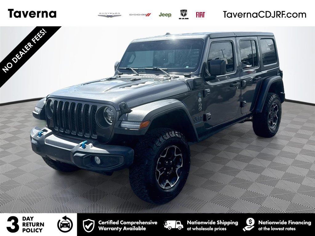 Certified 2023 Jeep Wrangler Unlimited Rubicon 4xe AWD/4WD image 1
