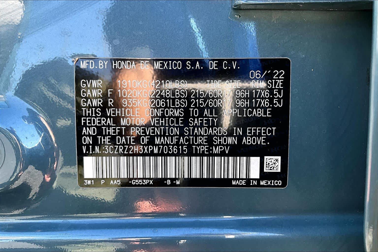Used 2023 Honda HR-V LX image 35