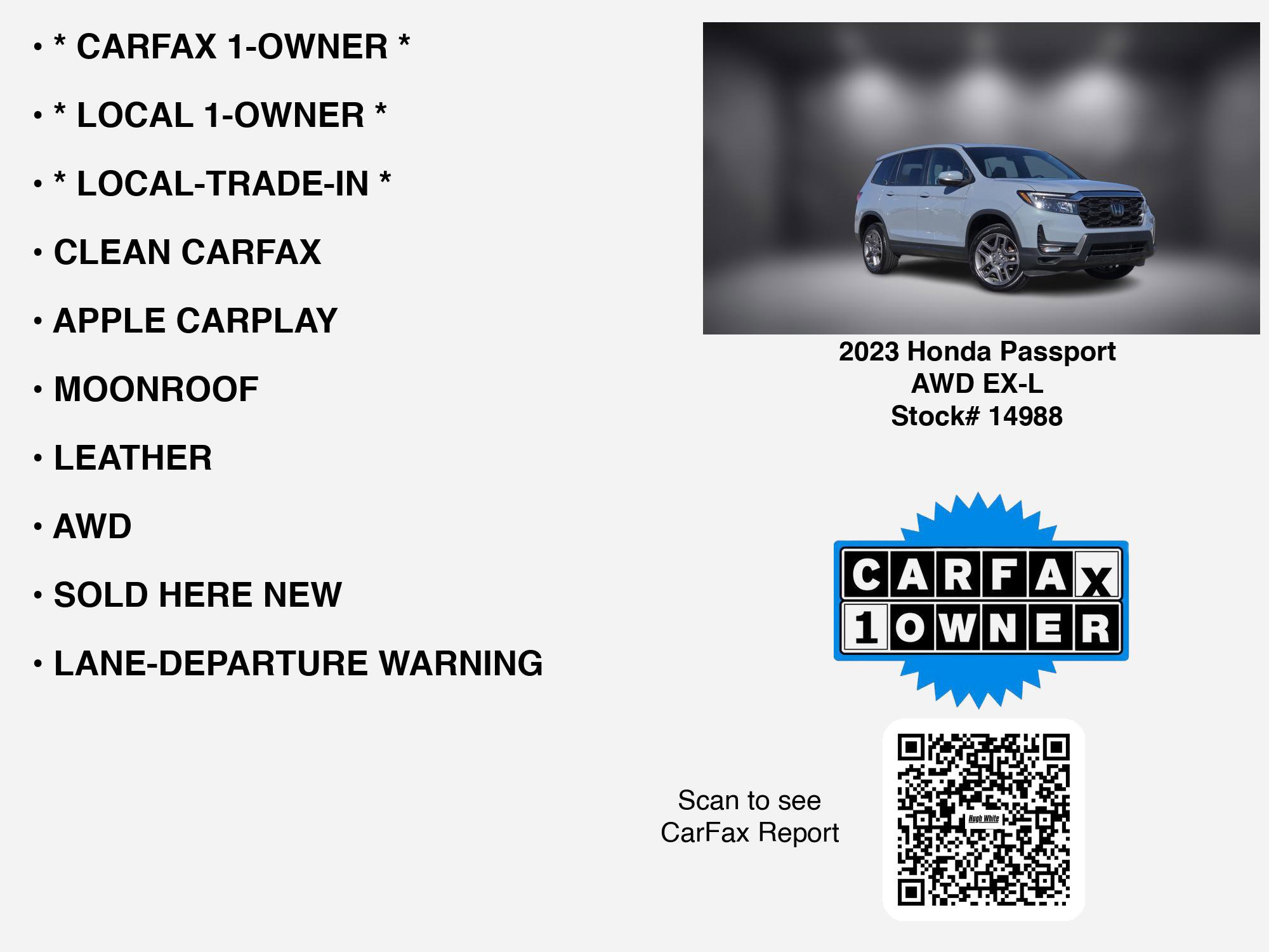 Used 2023 Honda Passport EX-L image 7