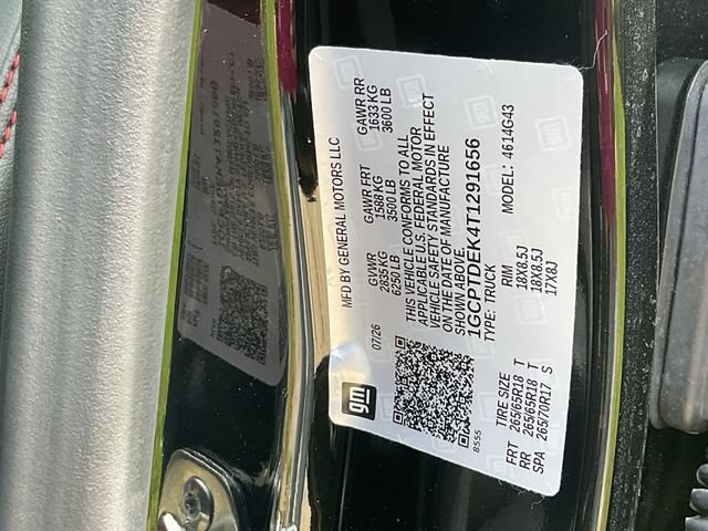 New 2026 Chevrolet Colorado Z71 w/ Technology Package AWD/4WD image 40