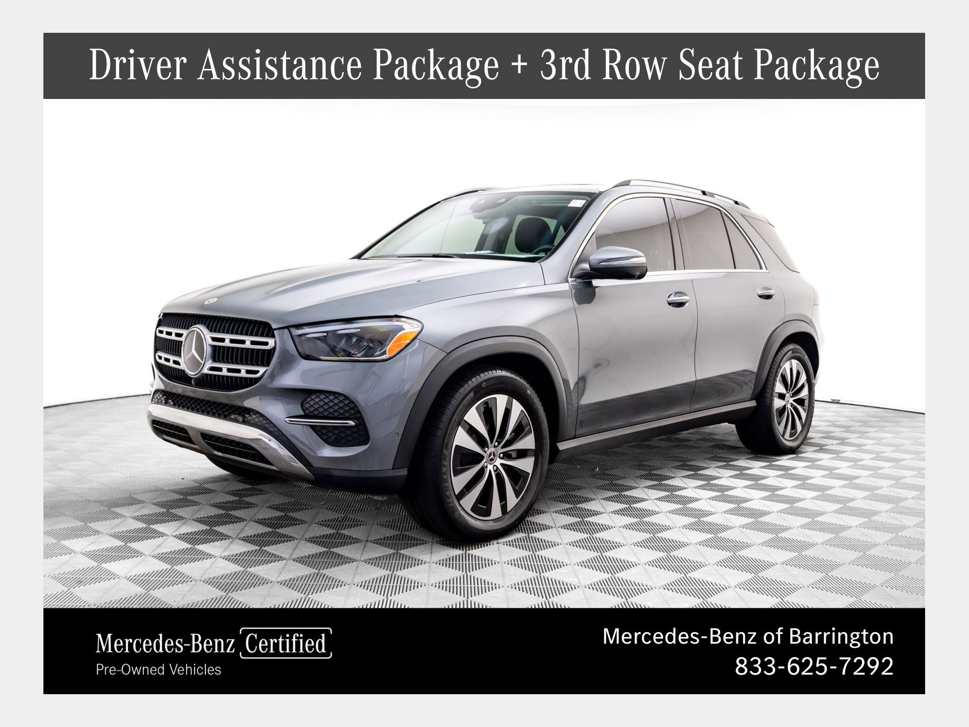 Certified 2024 Mercedes-Benz GLE 450 4MATIC w/ 3rd Row Seat Package
