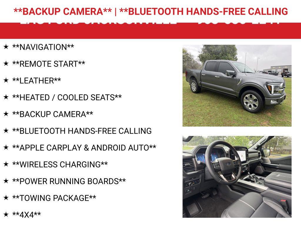 New 2026 Ford F150 Platinum w/ Equipment Group 701A Standard AWD/4WD image 5