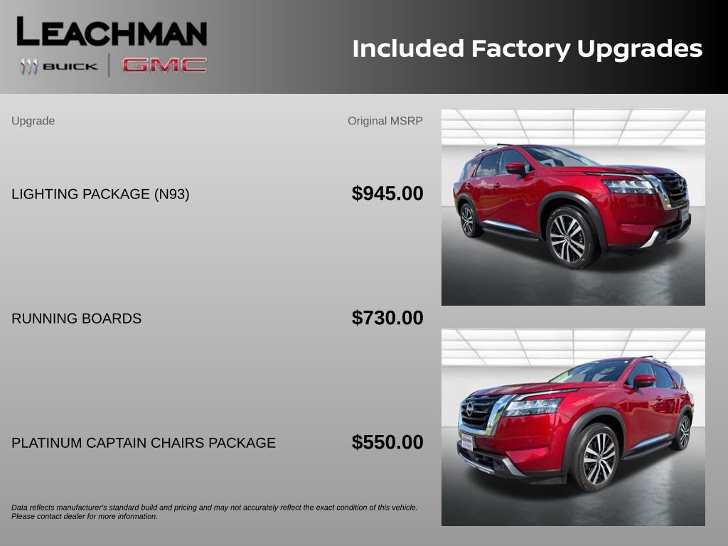 Used 2023 Nissan Pathfinder Platinum w/ Lighting Package (N93) AWD/4WD image 10