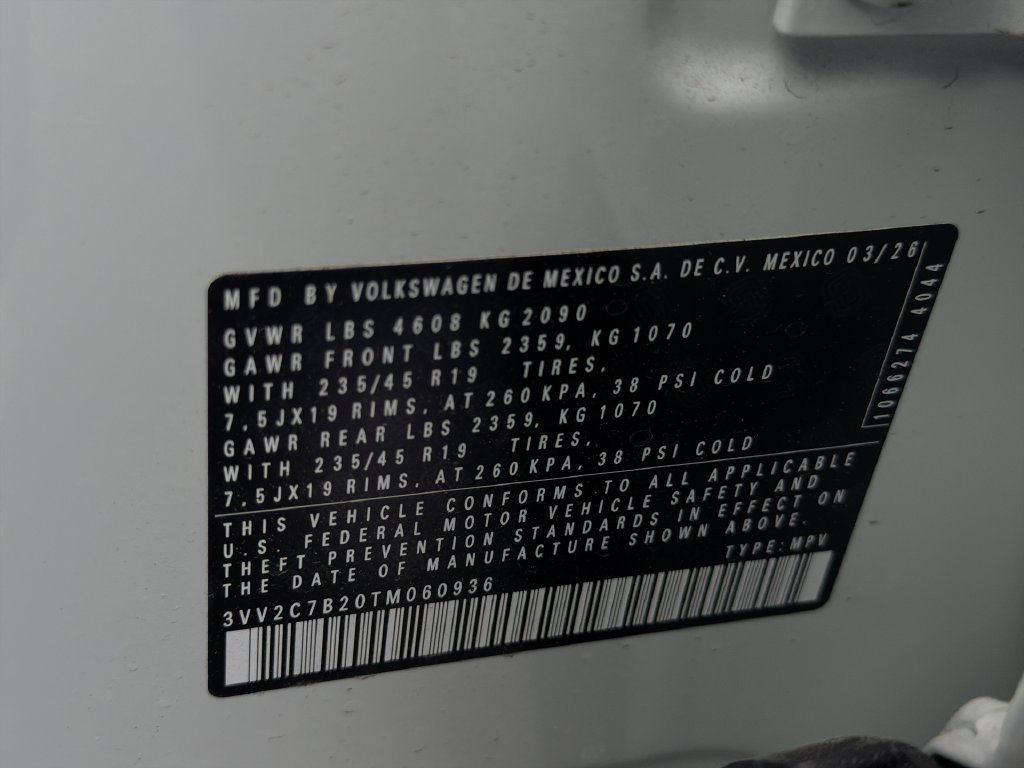 New 2026 Volkswagen Taos SE AWD/4WD image 27