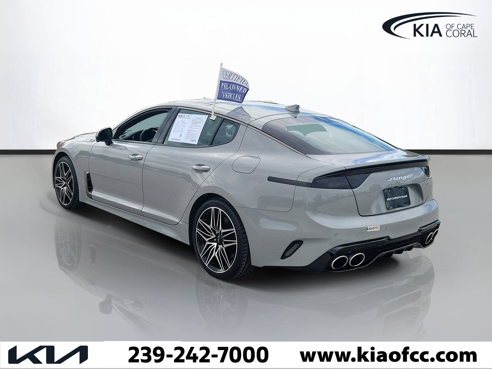 Used 2023 Kia Stinger GT2 w/ Red Interior Color Package AWD/4WD image 4