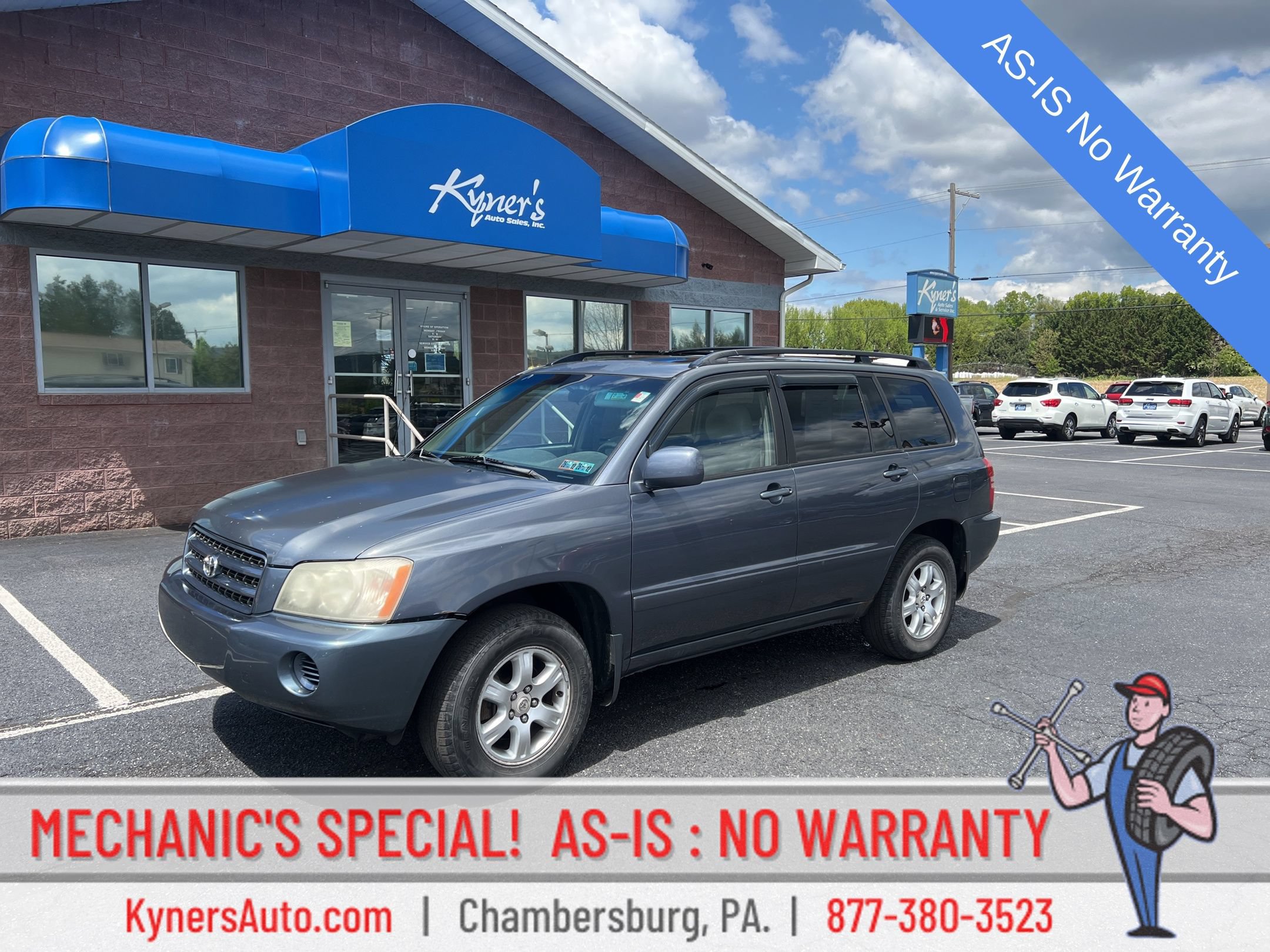 Used 2002 Toyota Highlander 4WD V6