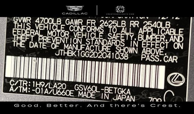 Used 2013 Lexus ES 350 w/ Premium Pkg FWD image 32
