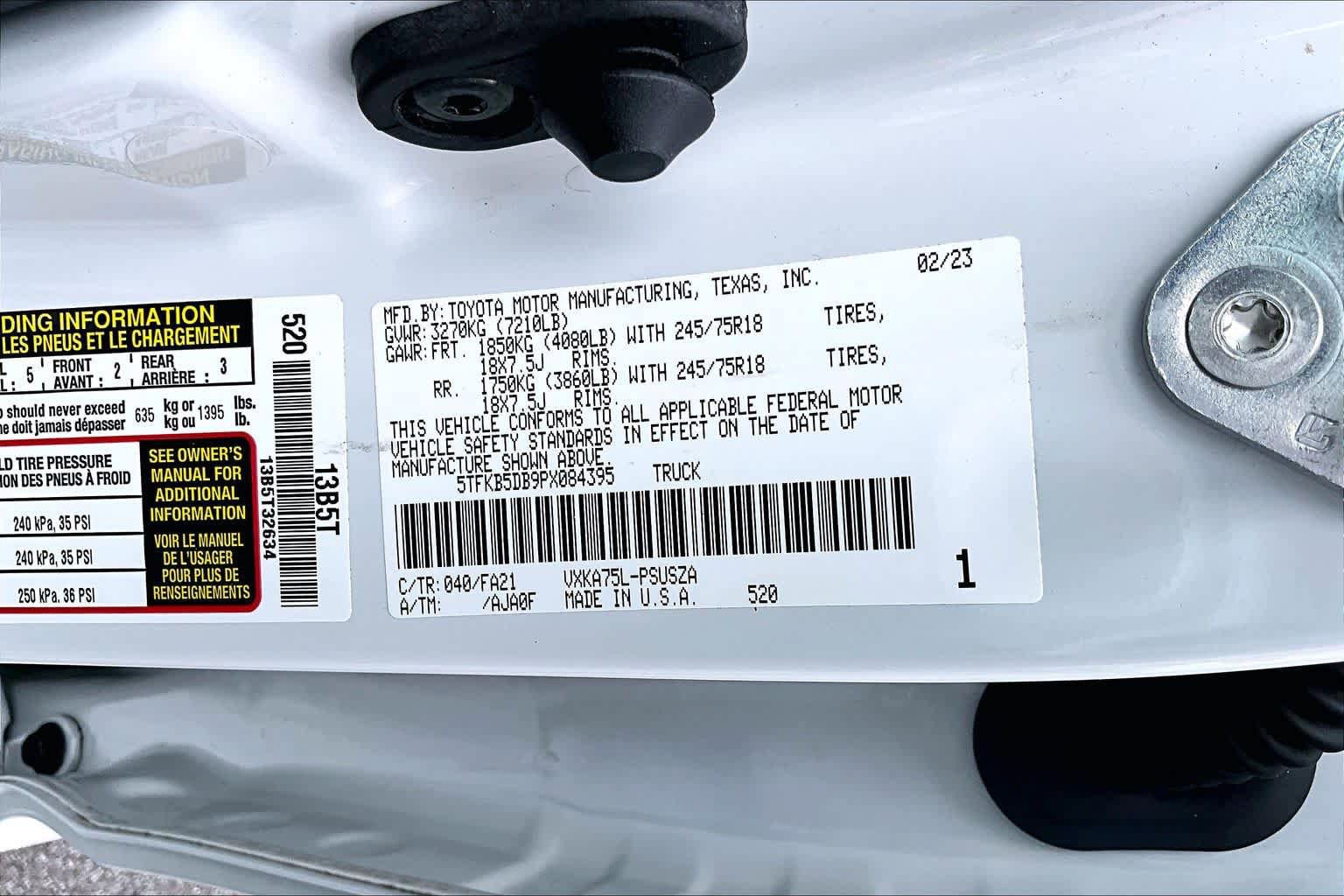 Used 2023 Toyota Tundra SR w/ SR Tow Package AWD/4WD image 31