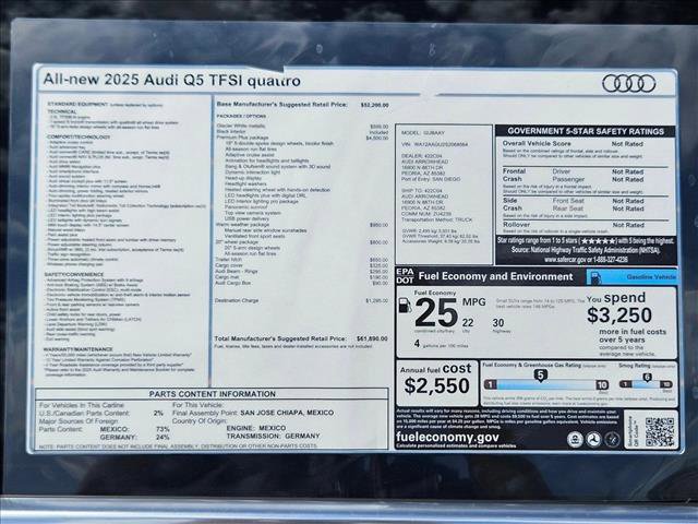 New 2025 Audi Q5 Premium Plus image 17
