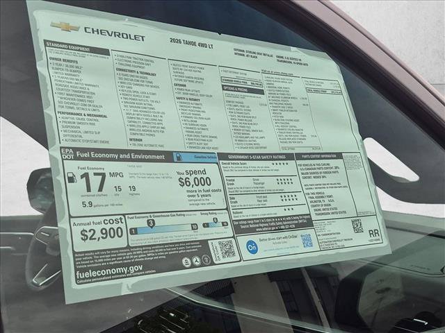 New 2026 Chevrolet Tahoe LT w/ Comfort Package AWD/4WD image 18