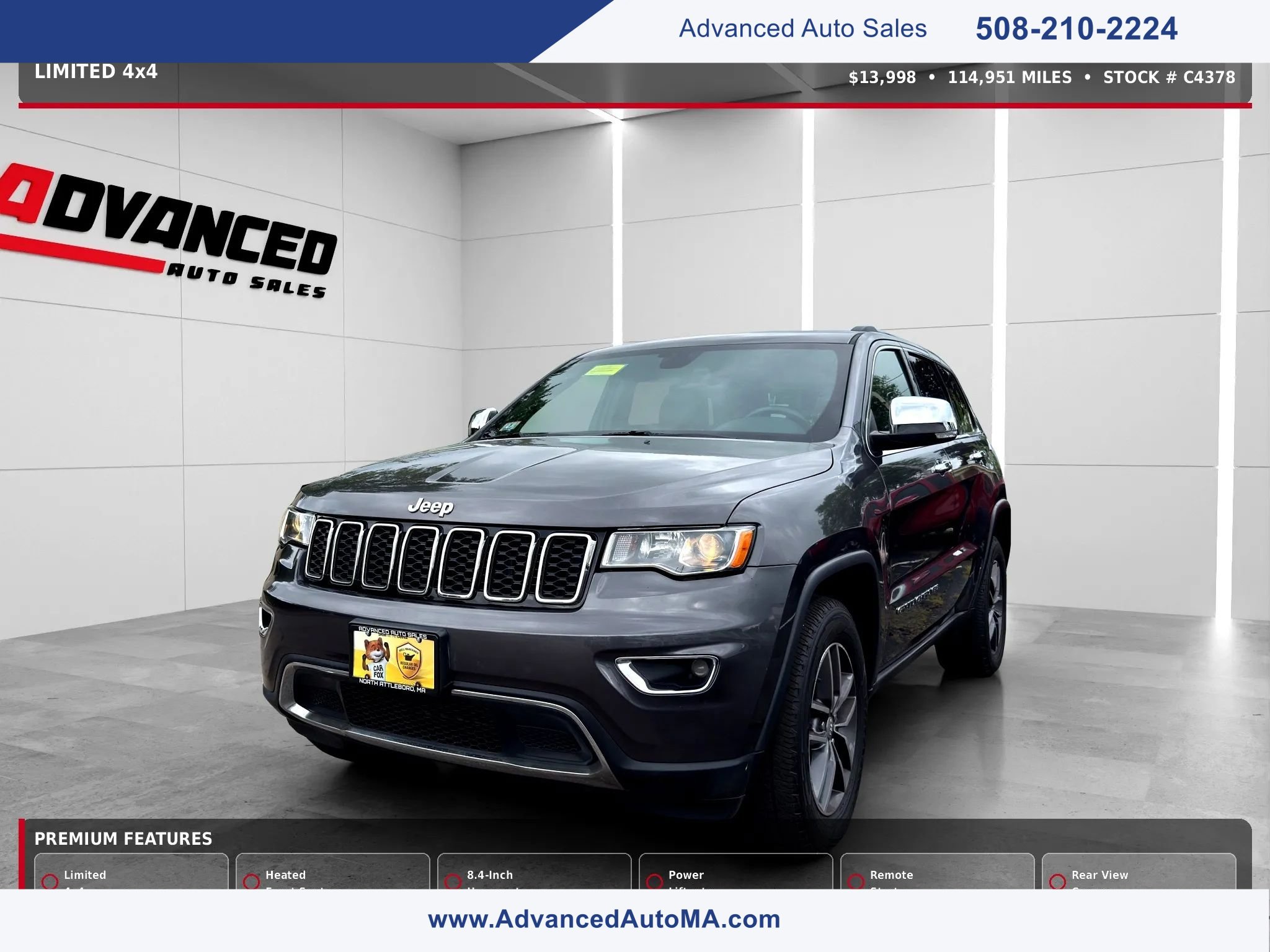 Used 2017 Jeep Grand Cherokee Limited AWD/4WD image 1