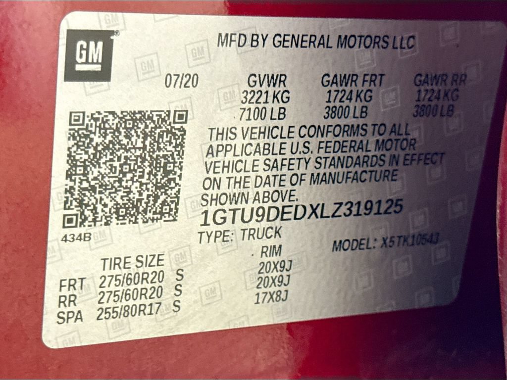 Used 2020 GMC Sierra 1500 SLT w/ SLT Premium Plus Package AWD/4WD image 34