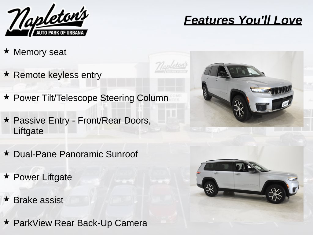 Used 2024 Jeep Grand Cherokee L Limited w/ Luxury Tech Group II AWD/4WD image 15