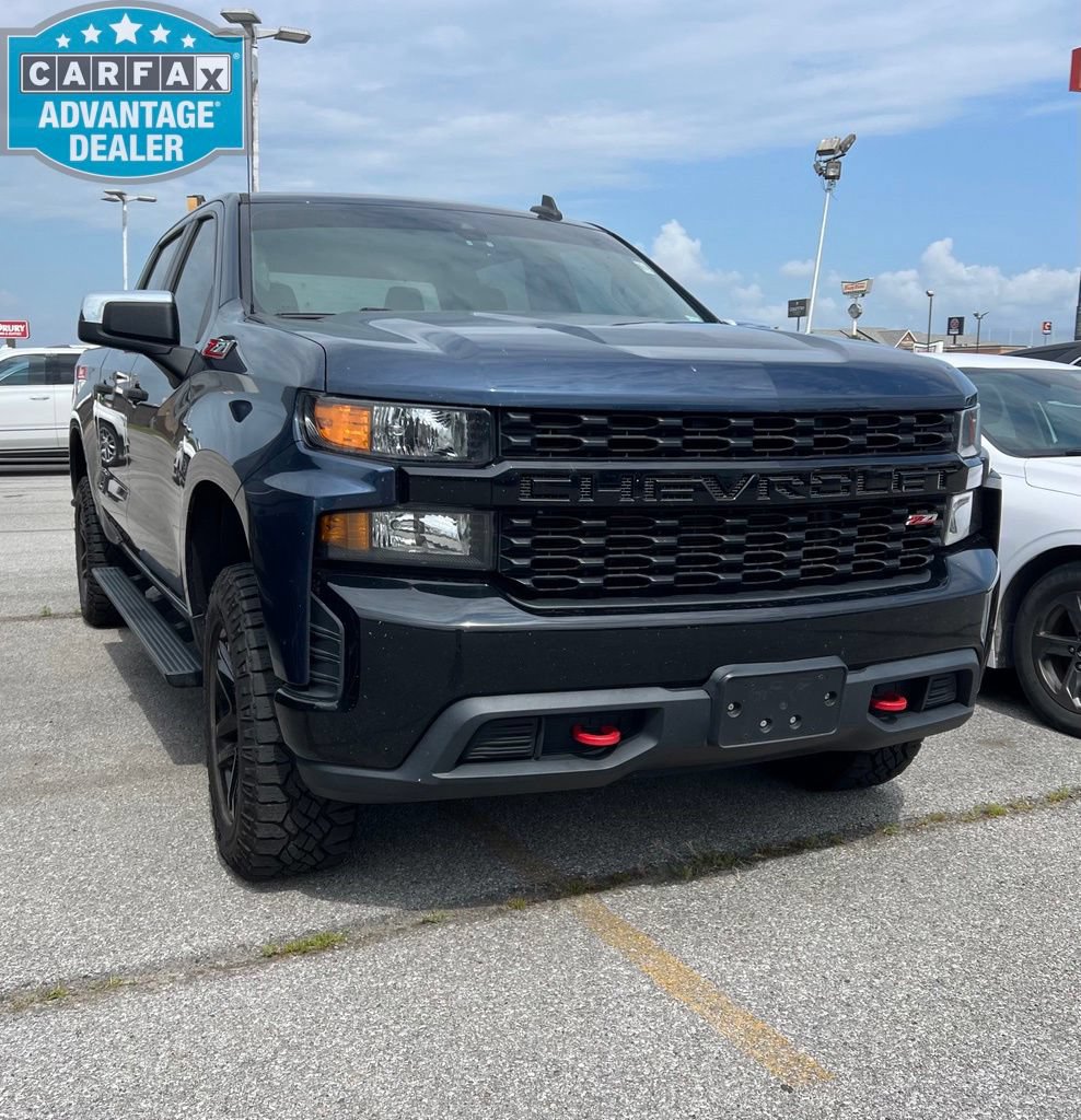 Used 2021 Chevrolet Silverado 1500 Custom Trail Boss w/ Safety Confidence Package AWD/4WD image 1
