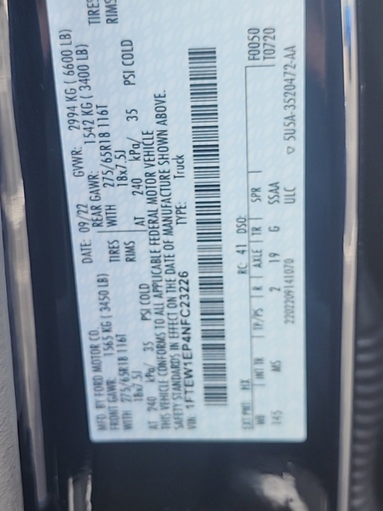 Used 2022 Ford F150 XLT w/ Equipment Group 302A High image 26