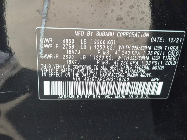 Used 2022 Subaru Outback Touring AWD/4WD image 15