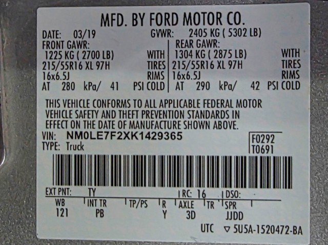 Used 2019 Ford Transit Connect XLT FWD image 34