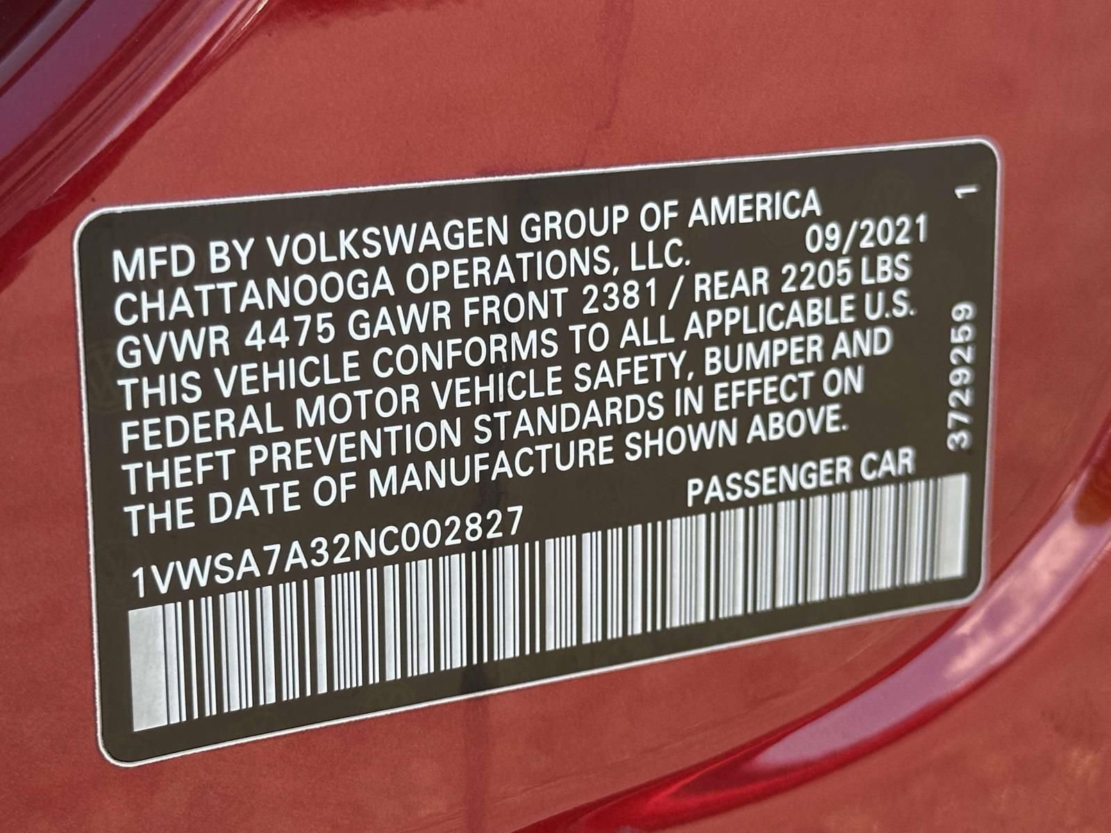 Used 2022 Volkswagen Passat 2.0T SE image 26