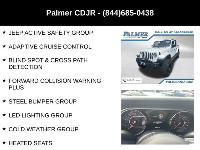 Certified 2020 Jeep Gladiator Overland image 12
