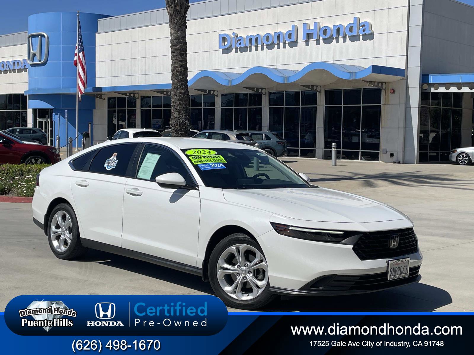 Certified 2024 Honda Accord LX