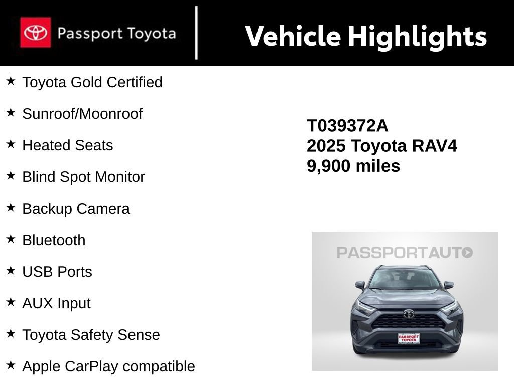 Certified 2025 Toyota RAV4 XLE w/ Convenience Package AWD/4WD image 15