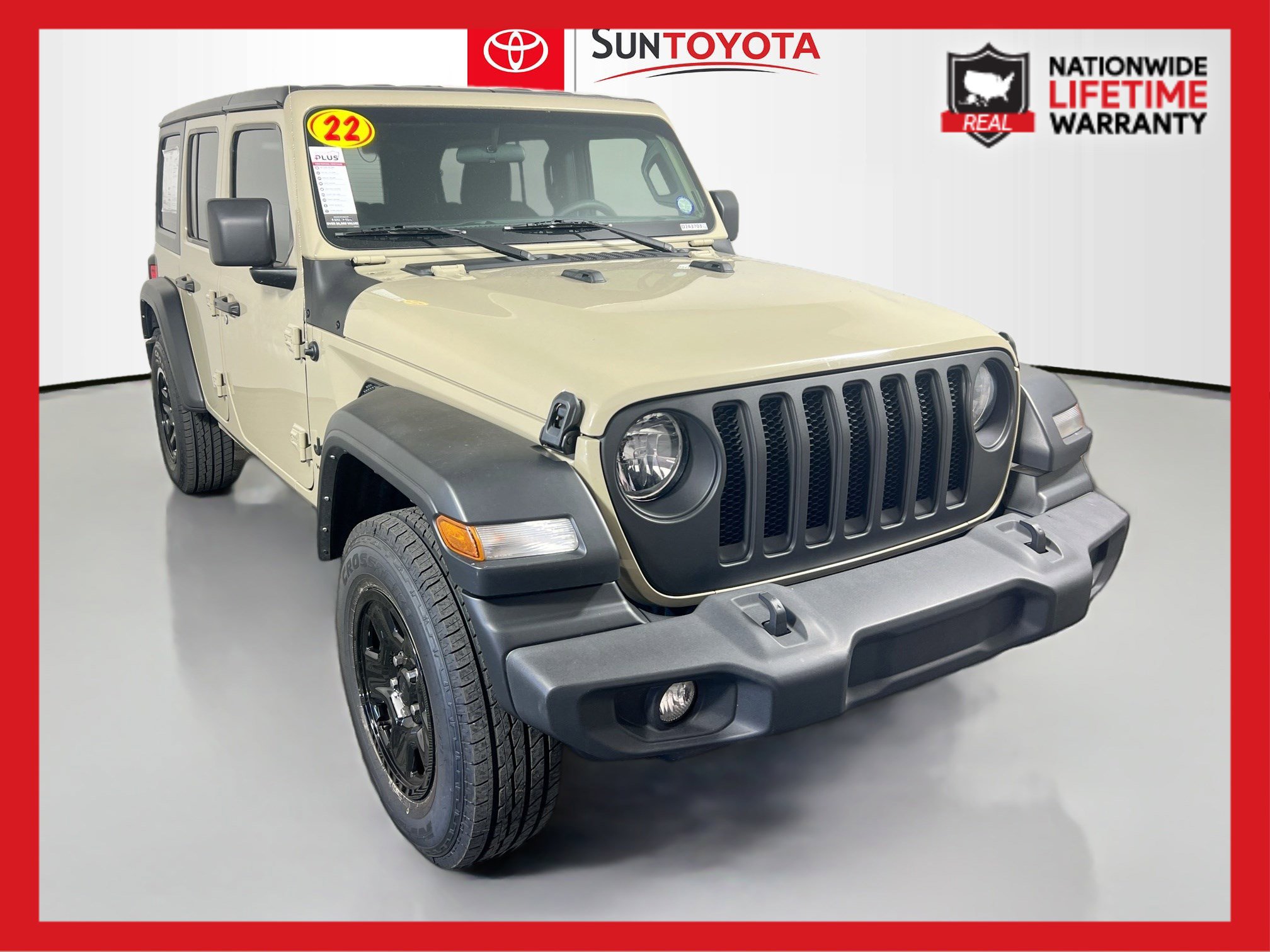 Used 2022 Jeep Wrangler Unlimited Sport image 1