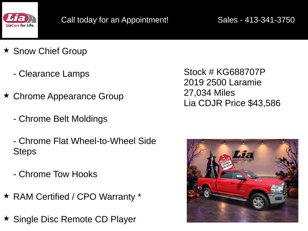 Certified 2019 RAM 2500 Laramie AWD/4WD image 16
