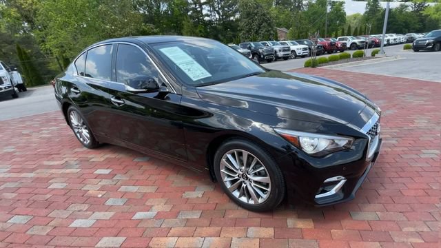 Used 2023 INFINITI Q50 Luxe w/ Cargo Package AWD/4WD video 3