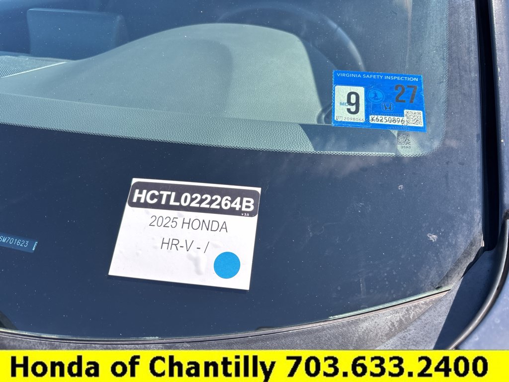 Certified 2025 Honda HR-V Sport image 35