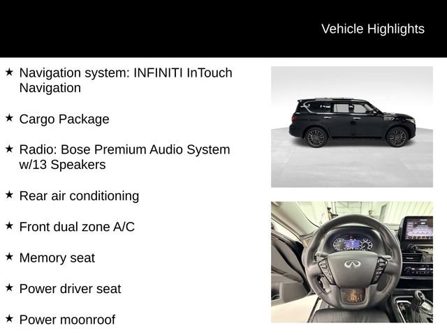 Used 2023 INFINITI QX80 Premium Select w/ Cargo Package AWD/4WD image 16