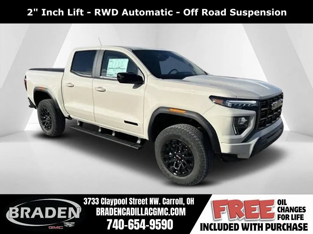 New 2026 GMC Canyon Elevation w/ LPO, Black Badging Package