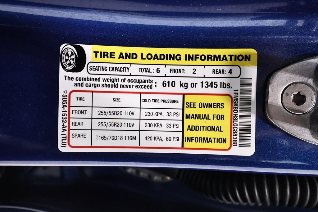 Certified 2020 Ford Explorer XLT w/ Equipment Group 202A image 48