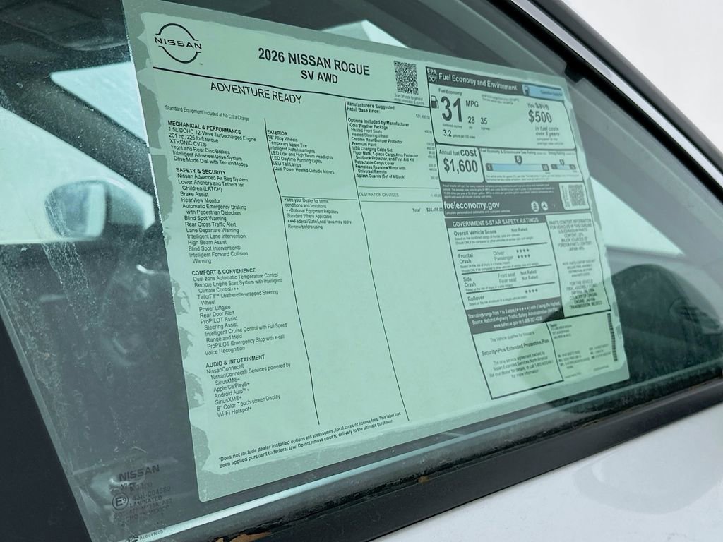 New 2026 Nissan Rogue SV w/ Cold Weather Package image 13