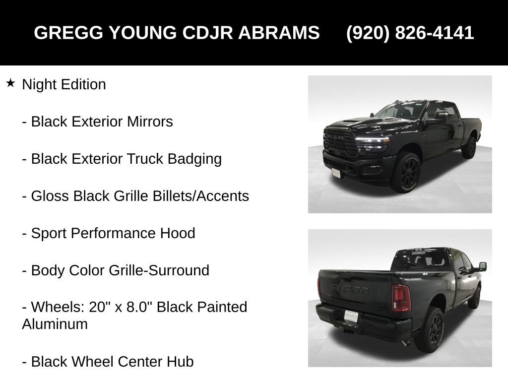 New 2026 RAM 2500 Laramie w/ Night Edition image 37