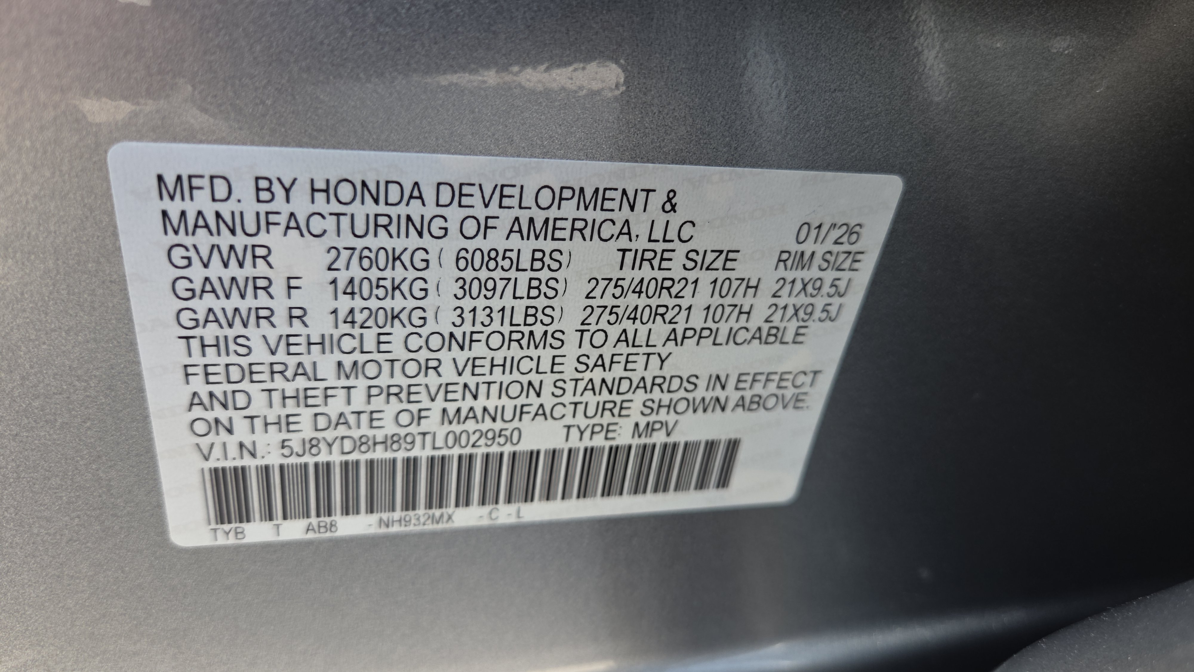New 2026 Acura MDX Type S AWD/4WD image 26